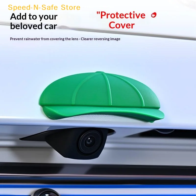 Reliable Silicone Protector for Camera Backup Waterproof Adhesive Safety Shield for Vehicles