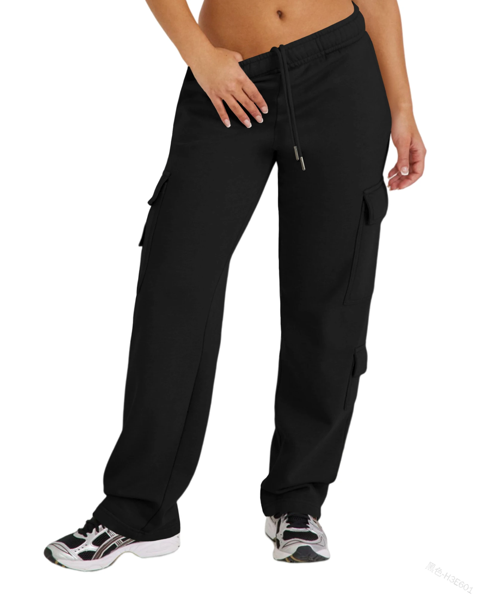 Women Casual Long Pants Four Seasons High Waisted Wide Leg Sweatpants Casual Yoga Jogger Pants Fashion Versatile Jogging Sports