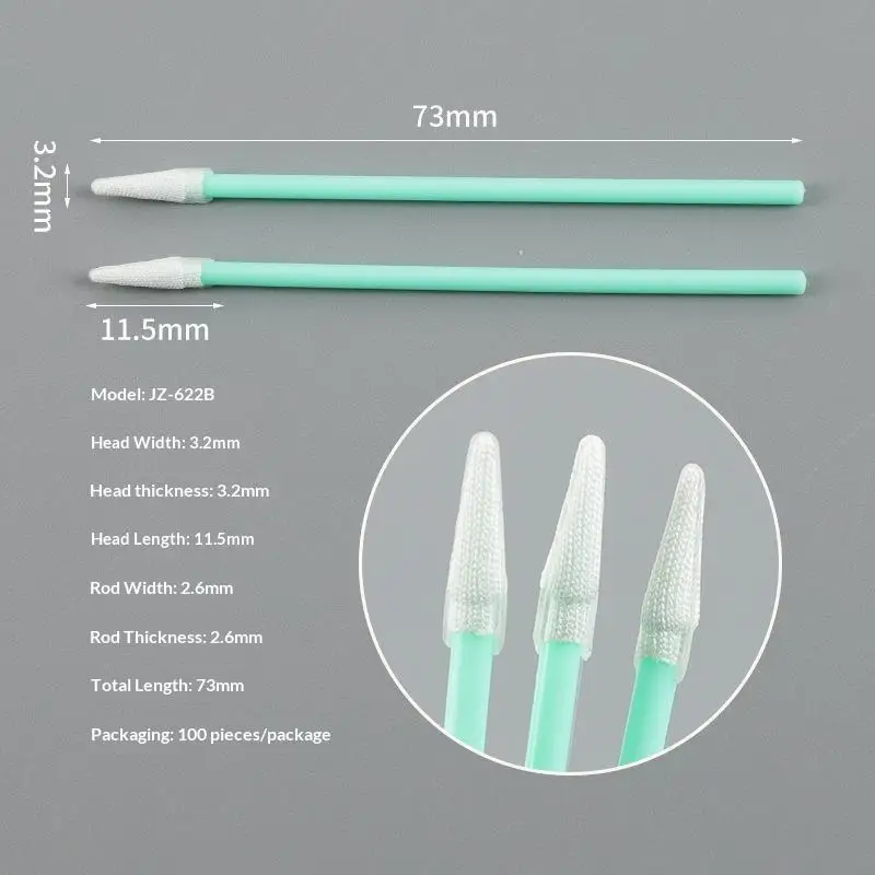 50/100/500Pcs Dust Free Cleanroom Swabs Lint Free Tip High Absorbency For Electronics Cleaning And Industrial Use