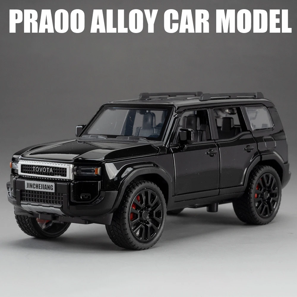 1:24 Toyota Land Cruiser Prado SUV alliage modèle voiture jouet moulé sous pression métal coulée son et lumière voiture jouets pour enfants véhicule 26 1:24 Toyota Land Cruiser Prado SUV alliage modèle voiture jouet moulé sous pression métal coulée son et lumière voiture jouets pour enfants véhicule 26