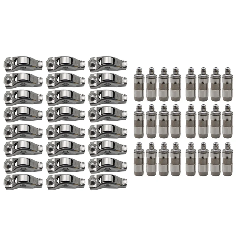 new 24 Set Car Rocker Arms & Lifters Fits For Ford F-150 Mustang 4.6L 5.4L 3V FLEX 3L3Z6564BA 5L1Z6500A Parts Kit