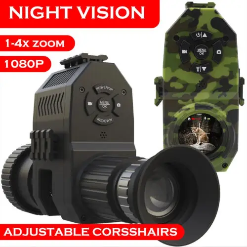 Megaorei NK007S Portable Camo Night Vision Scope Riflescope Optics Hunting Camera Video Record HD1080P NK007 Plus With 850nm IR