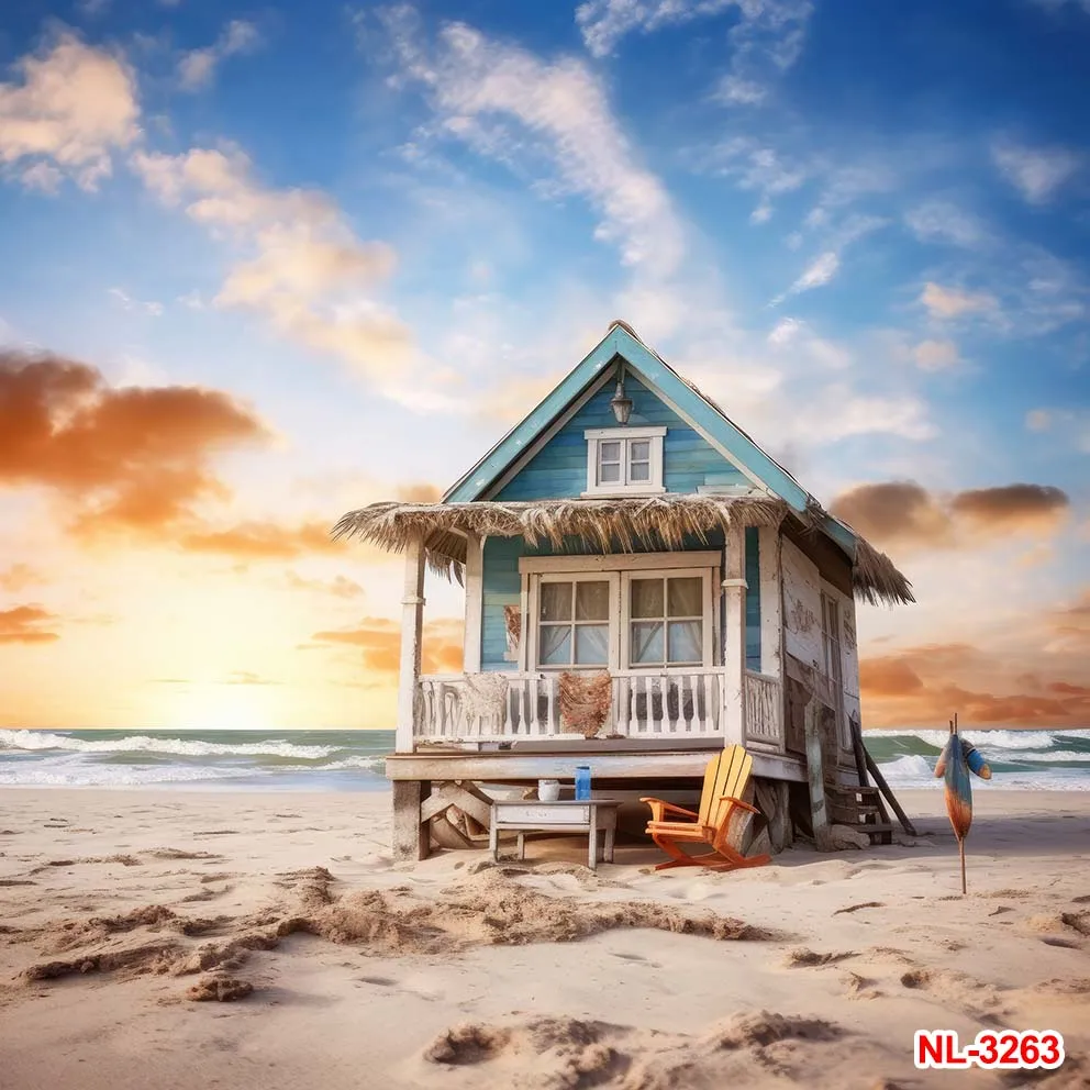 Фон для фотосъемки с изображением морского берега, океана, природного песка, путешествий, семейного портрета, отдыха