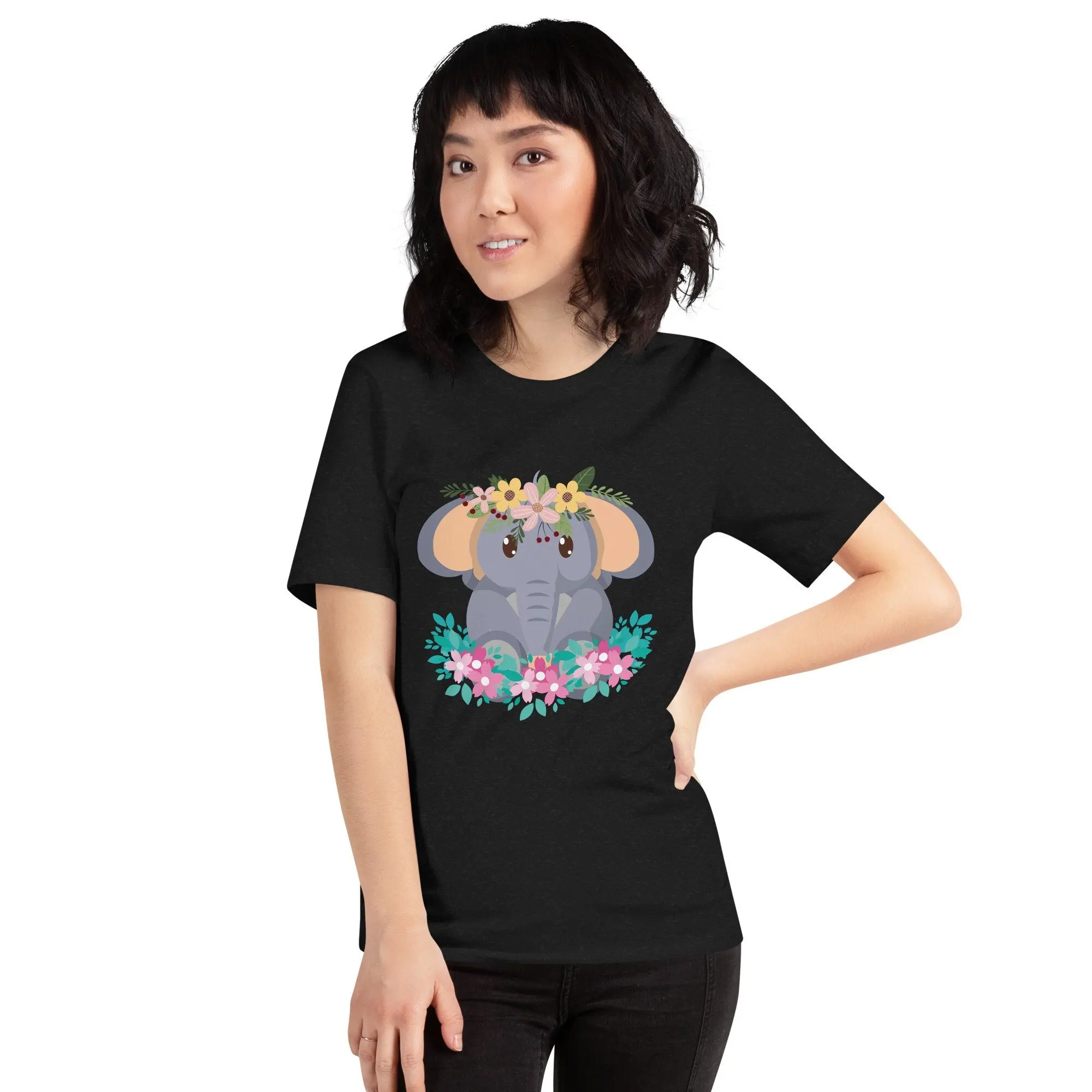 Cute Elephant T Shirt Lover Wildlife Mammal Apparel Animal Outfit