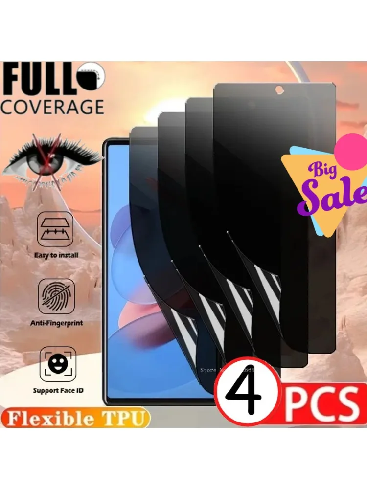 Protecteur d'écran Anti-espion, couverture complète, 4 pièces, Film Hydrogel pour Google Pixel 10 9 8 7 6 Pro XL 9A 8A 7A 6A