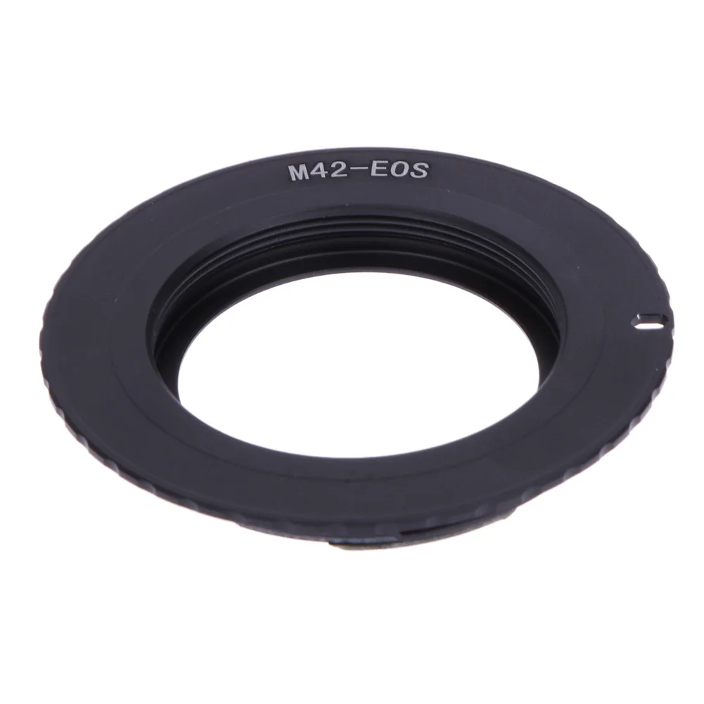 M42-EOS محول حلقة M42 عدسة جبل حلقة محول AF تأكيد دليل التركيز دقة المعادن لكانون 100D 1000D 1100D #5