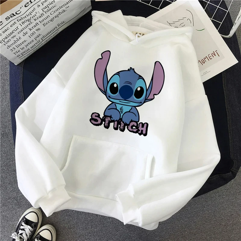 Women's Hoodies & Sweatshirts New Products Disney 100th Anniversary Original Lilo & Stitch Sale Fall Winter Women's Clothing