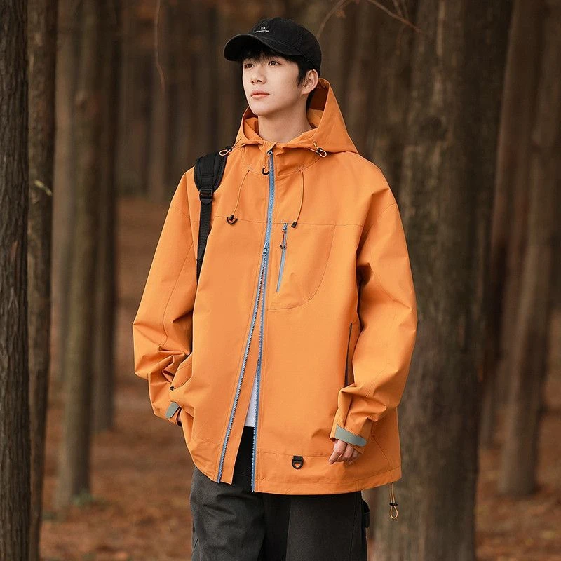 ​Men's Graphene 3-in-1 Softshell Jacket Mountain Style Outdoor Windproof Waterproof Fleece Lined Detachable Hooded Hiking Coat