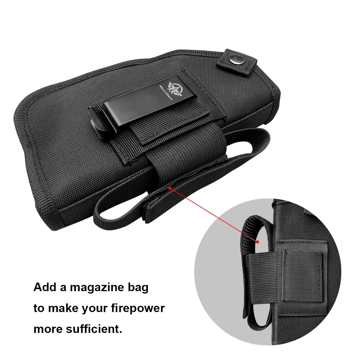 Gun Holster with Small & Medium Laser for Pistols : Glock 19 17..Taurus G3C G3 9mm..Sig Sauer..S&W M&P Shield..Ruger