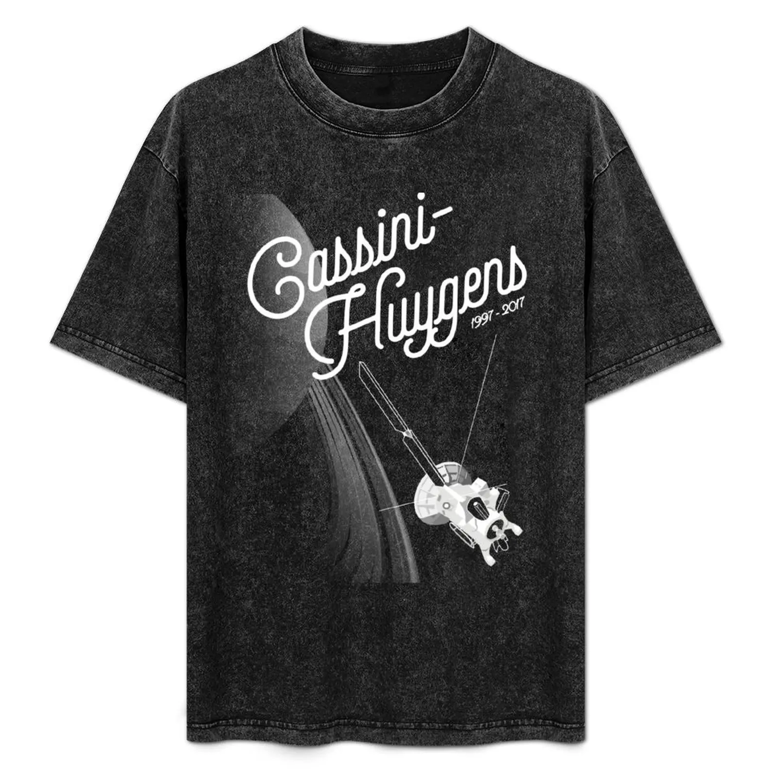 Cassini-Huygens, 1997 - 2017 T-Shirt basketball graphic tees vintage anime shirt oversized graphic tee shirts men graphic