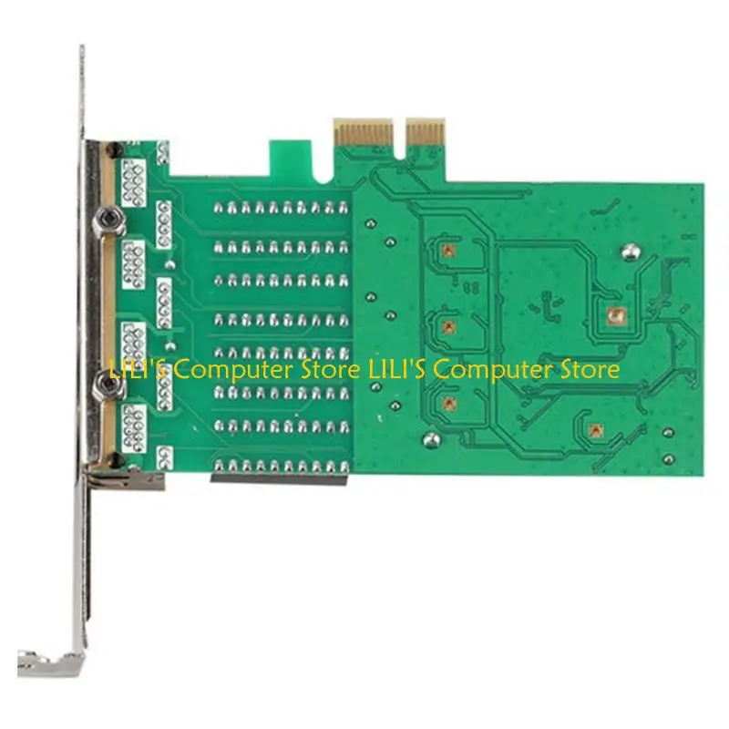 

A52B PCIE 2500Mbps Server Ethernet Card RTL8111H 4x RJ45 Ports PCI-E Adapter