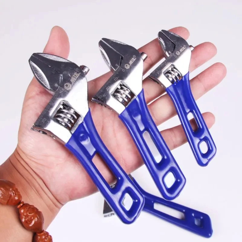 Universal  Adjustable Wrench Large Opening Short Handle Multifunctional Mini Wrench Plumbing Pipeline Bathroom Tools