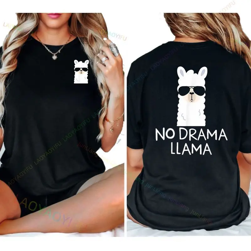 

Забавная забавная альпака из альпаки с солнцезащитными очками для женщин, кавайная футболка с мультяшным принтом для мужчин, большой топ с короткими рукавами из 100% хлопка