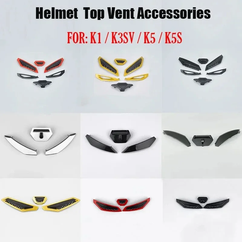 

K1 Helmet Accessories Visor Fit for K1 K3SV K5 K5S Motorcycle Helmet Top Vent Capacete De Moto Parts Accessories