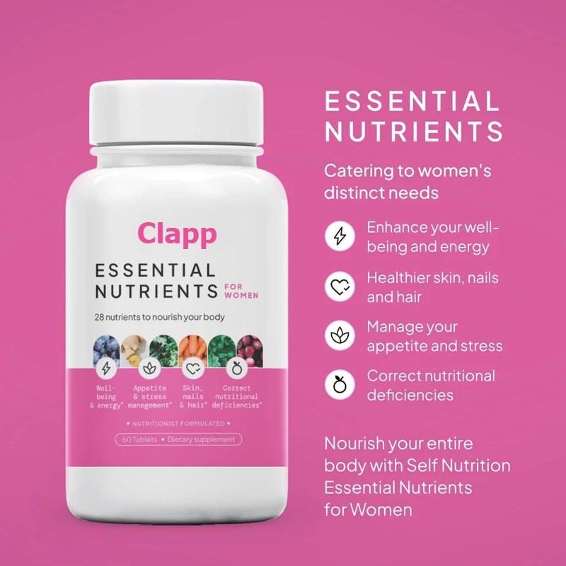 

Female Vegetarian Multivitamins -28 Nutrients - Enhance Energy, Skin - Female Multivitamins, Ketones, Vegetarian, Gluten Free