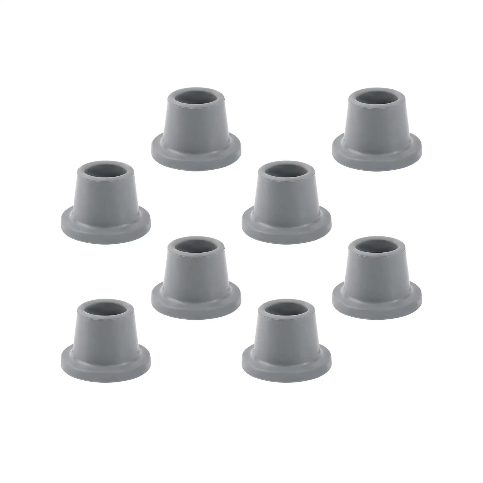 8 Pieces Shower Chair Feet Suction Cup Feet Gray Rubber Tips for Shower Bench Shower Stool Bath Seat Transfer Bench Bath Chair