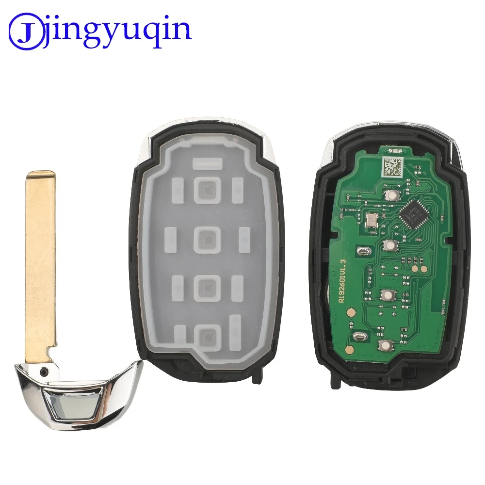 Jingyuqin 433MHZ 95440-J9400 ID47Chip TQ8-FOB-4F43 433Mhz Untuk Hyundai Kona 2021 Kartu Pintar Remote Kunci Mobil Mendukung Pisau Pemotong