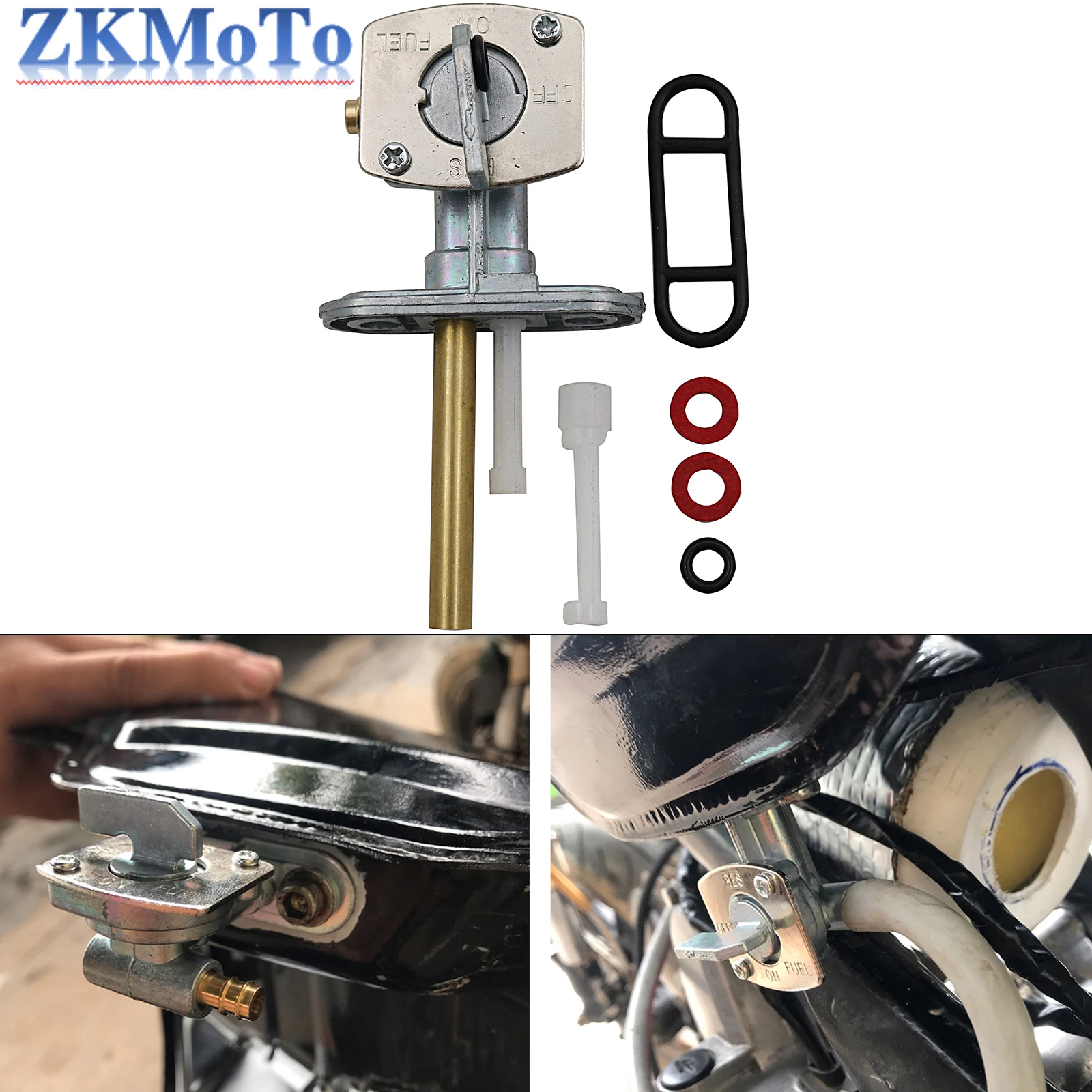 Gas Fuel Petcock Tap Valve Switch Pump For Yamaha Blaster 200 YFS200 WR450F TTR TT-R 90 125 225 230 WR400F WR250Z WR250F XT 600