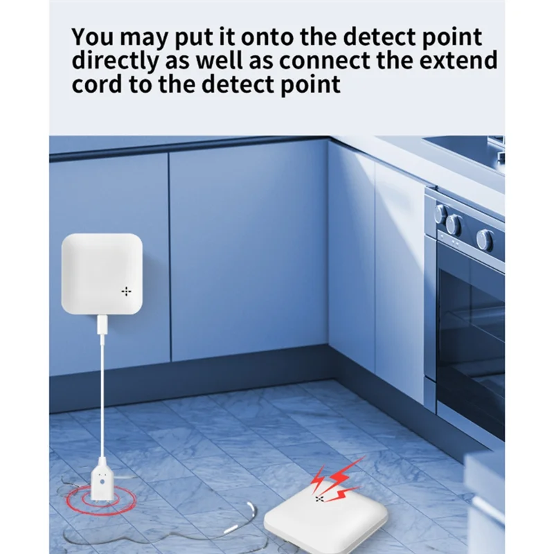 

ABSQ-умный датчик нехватки утечки воды, умный детектор утечки и наводнения, Wi-Fi, датчик утечки воды, приложение для умного уведомления