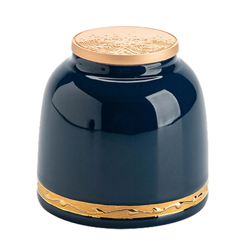 Jilan Glazed Mini Pet Urn Can Store Ceramic Cans in Drawer, Non-Woven Edge Cover, Good Sealing Performance