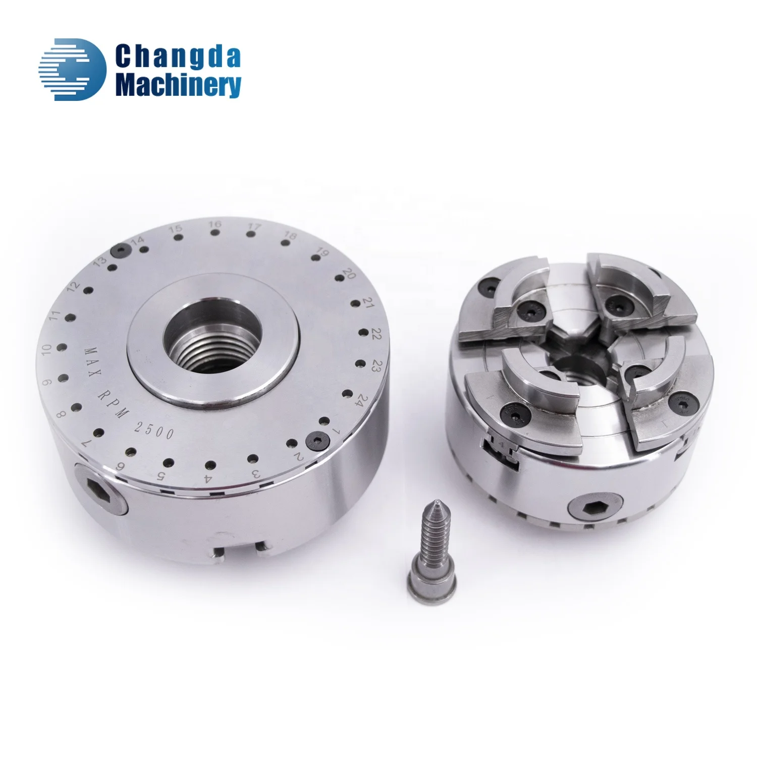 Machine Tools  with 1''-8  M33 Thread  Wood Working Lathe Chucks  4 Jaws Chucks KP96 KP70 Self Centering Chuck view 4