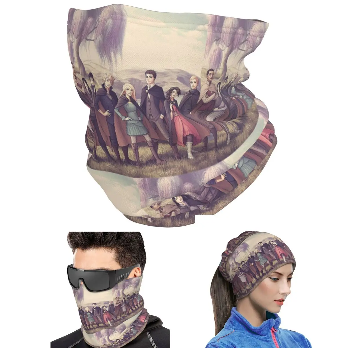 Keeper Of The Lost Cities Character Bandana Neck Cover Printed Mask Scarf Outdoor Sports Cycling Scarf Unisex Adult Windproof