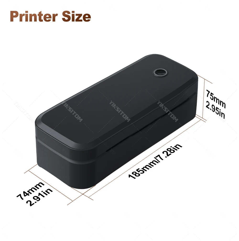 Marklife X4 Thermal Label Printer Portable Printer for 4x6 Mailing Packages Printing Bluetooth Automatic Label Recognition 2026