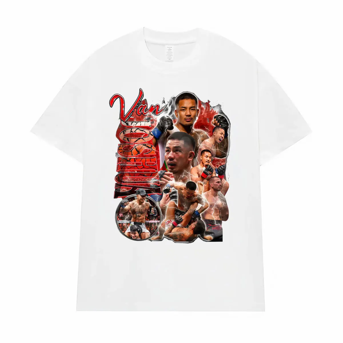 Joshua Van Violence Ästhetische Grafik-T-Shirts Herrenbekleidung Harajuku Gothic High Street T-Shirt 100% Baumwolle Oversized T-Shirts – Detail 5