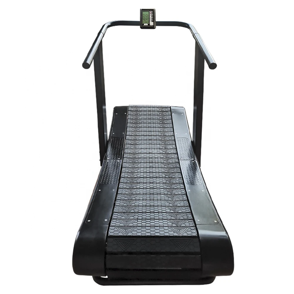 Unpowered Treadmills Self-generated Body Building Equipment Commercial Curved Treadmill Running Machine Steel Mechanical Unisex