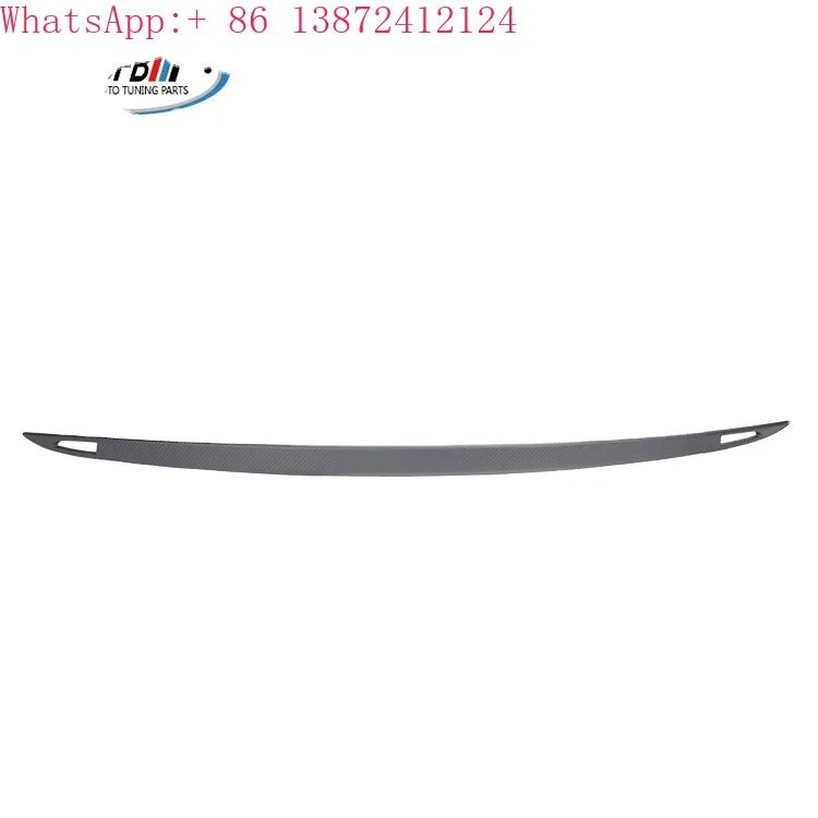 

High Quality Matte Carbon Fiber Tailgate Panel Trim Rear Decoration Deck Trim for Tesla Model S 2016+