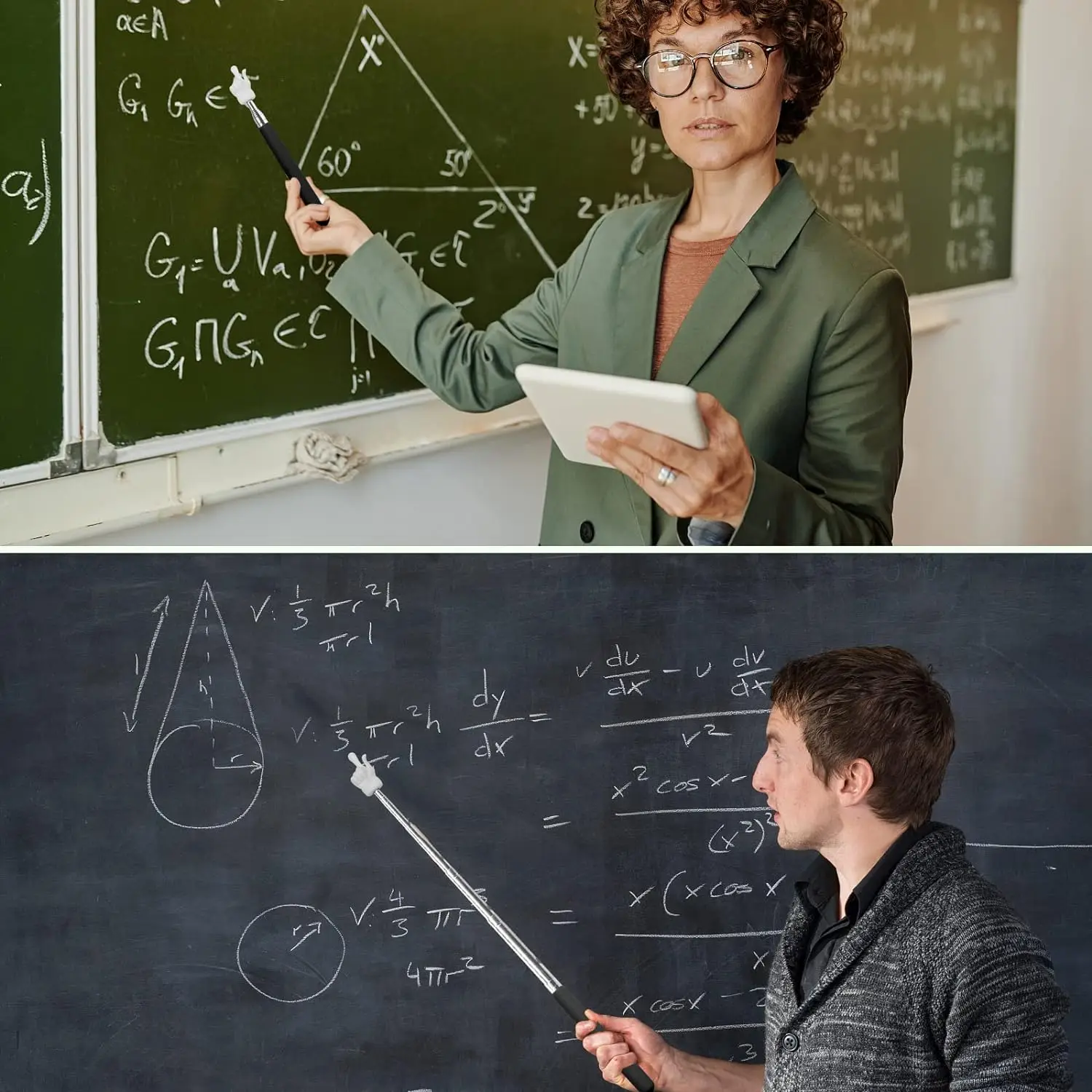 Finger Lese anleitung Vorschule Lehrmittel versenkbare Sticks Lernspiel zeug für Kinder Klasse Whiteboard Zeiger