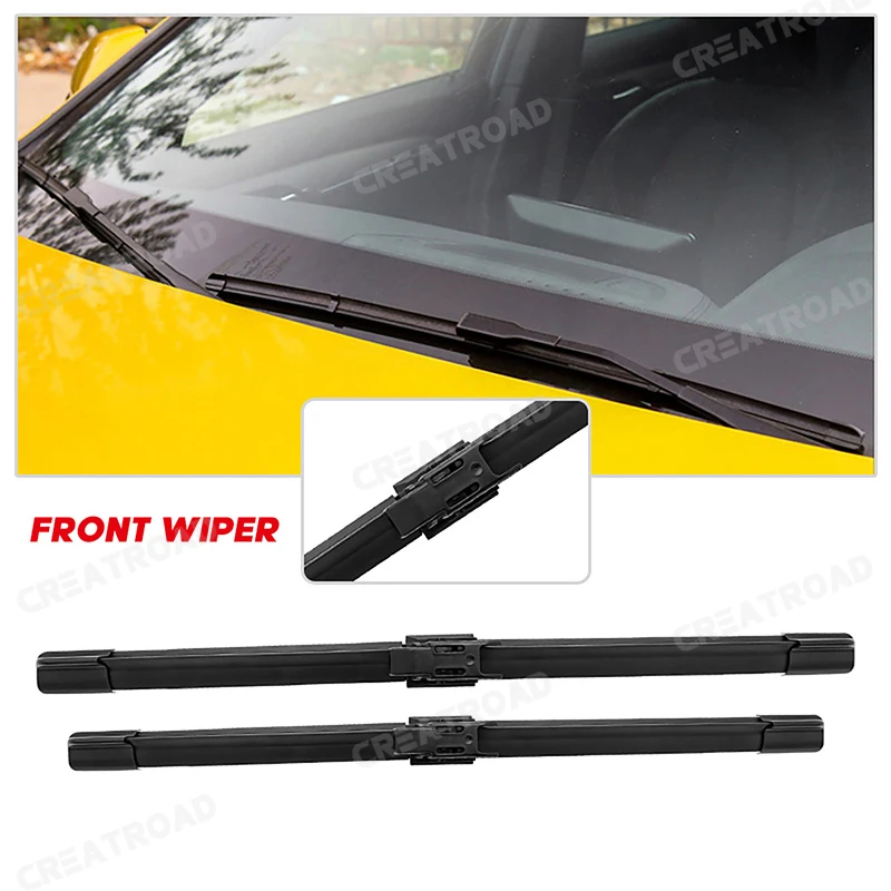 Wiper LHD Front Wiper Blades For Renault Dacia Duster MK2 2017 - 2023 Windshield Windscreen Window Rain Brushes 24\