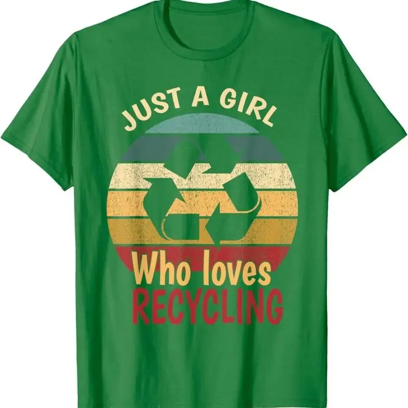 Earth Day Recycling Just A Girl Who Loves T Shirt