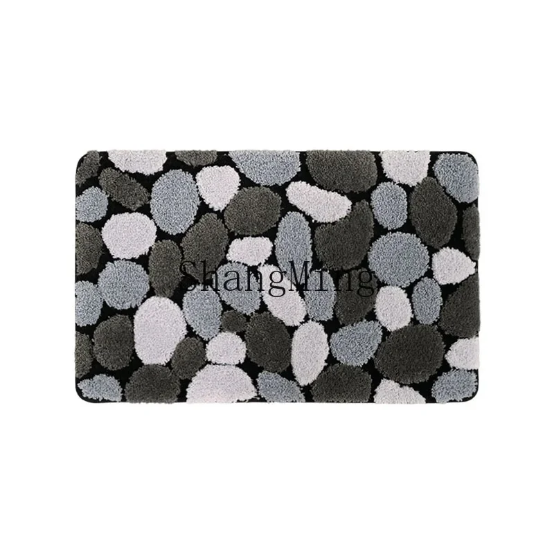 CL flocked stone door floor mat, bathroom non-slip suction mat, thickened foot pad at the door of the bathroom