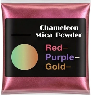 12 Farben von Chamäleon-Farbwechsel-Micapulver, Beutel mit einzigartigem mehrfarbigem Farbwechseleffekt, perfekt für alle DIY-Bastelarbeiten, Seifenherstellung – Detail 14