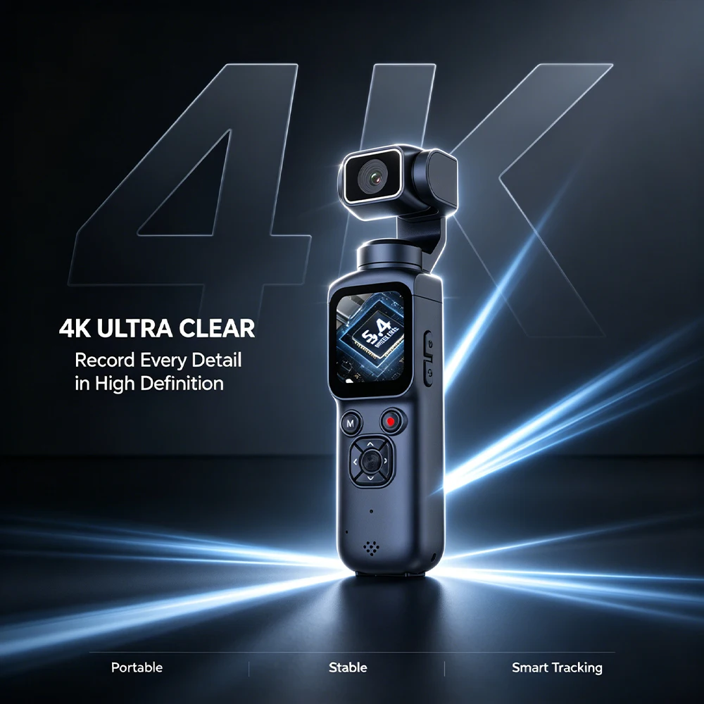 Drone Kit Professional - 울트라 HD 4K 핸드헬드 스포츠 카메라
