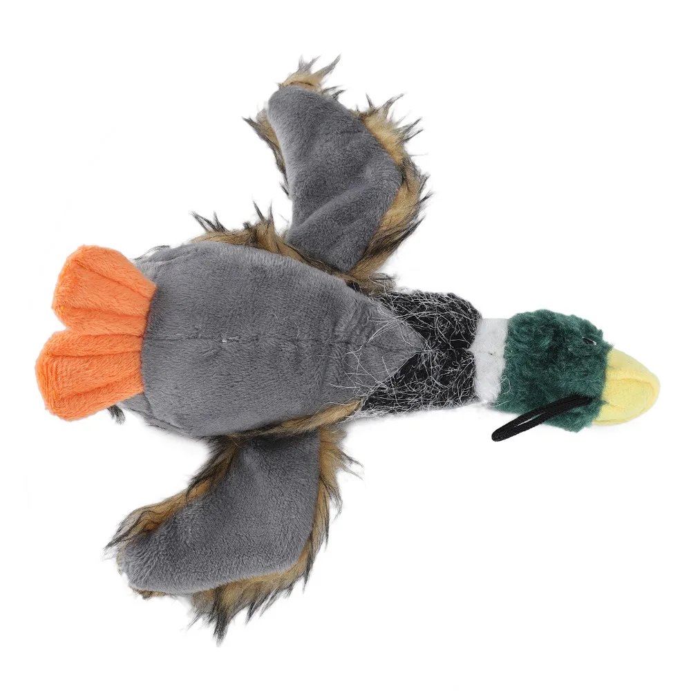 Pet Option Soft Fabric Pet Duck Shaped Built In Bb Squeaker Dog Squeaky Lightweight Cat Chew Pet Boredom Relief