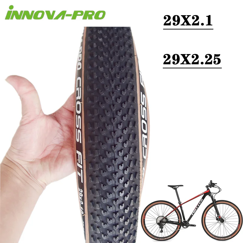 INNOVA Pro 29x2.25 Mountain Bike Tires 29x2.1 Anti Puncture Yellow Edge Ultralight MTB Bicycle Tyre Cycling Parts 2022