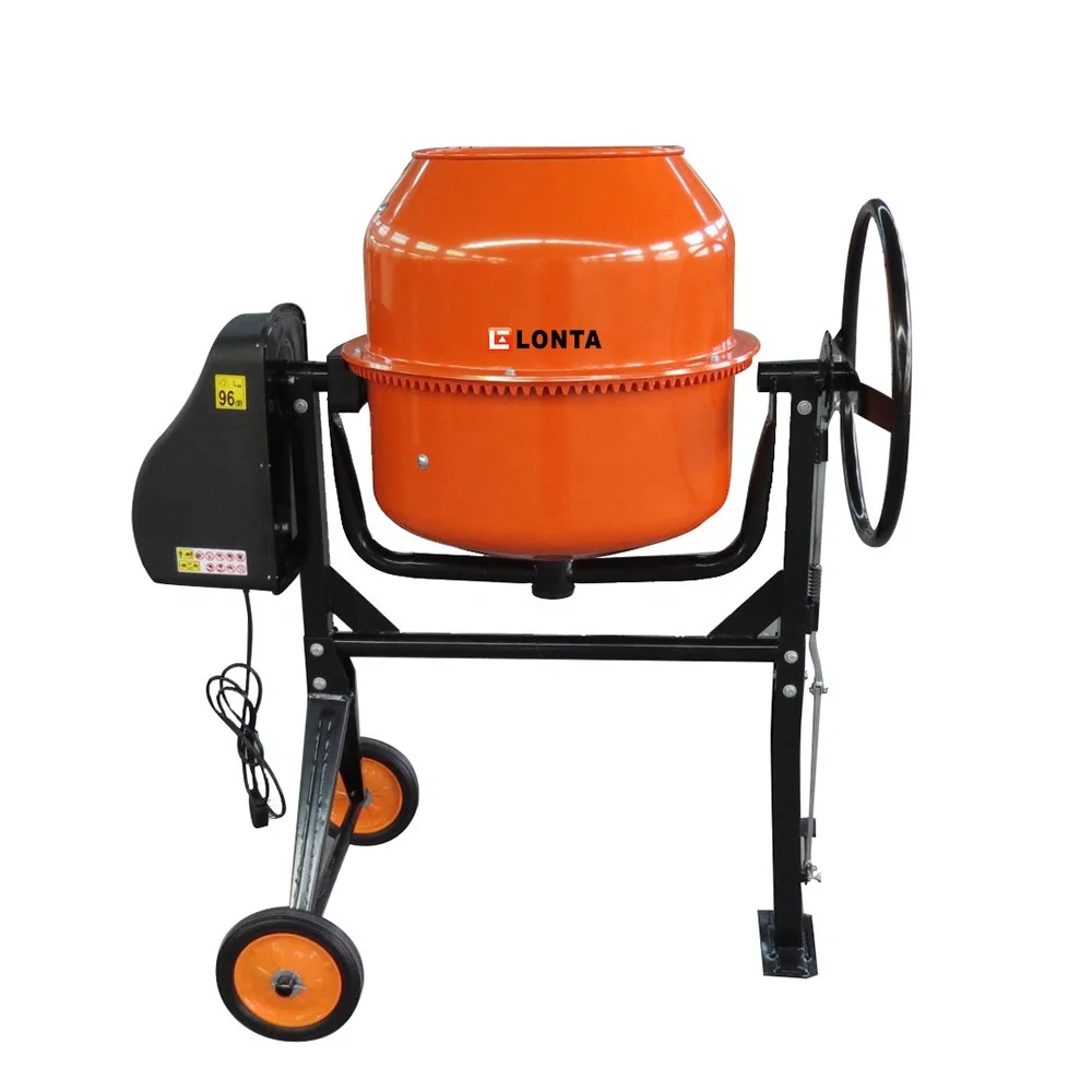 CM200 200L 110v 220 Portable Small Micro Motor Mud Mortar Cement Concrete Mixer 200L Household
