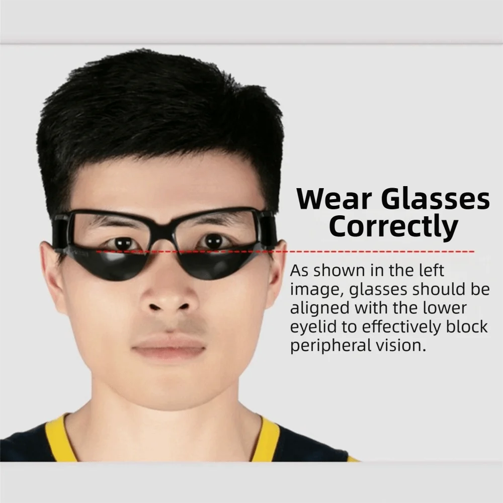 

Elastic Training Eyewear Anti Bowing Head Adjustable Basketball Dribbling Goggles Anti-Glasses-Off Anti Down Glasses