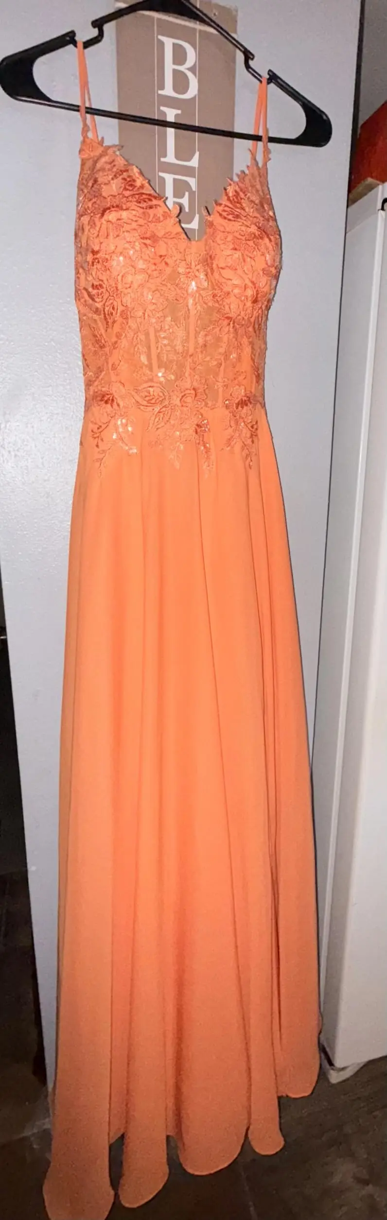 Custom A Line Spaghetti Straps V Neck Long Chiffon Prom Dress For Women With Slit Formal Evening Wedding Party Bridesmaid Dress