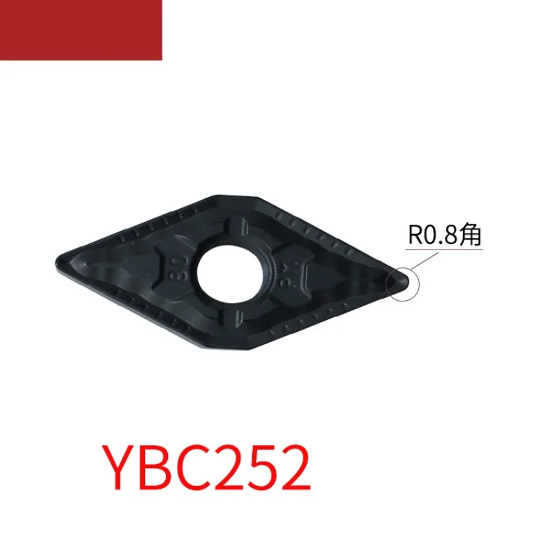 2PC DNMG150608-PM YBC252 Carbide Inserts CNC Lathe Turning Tools Hard Metal Blade for Steel Cuttingel