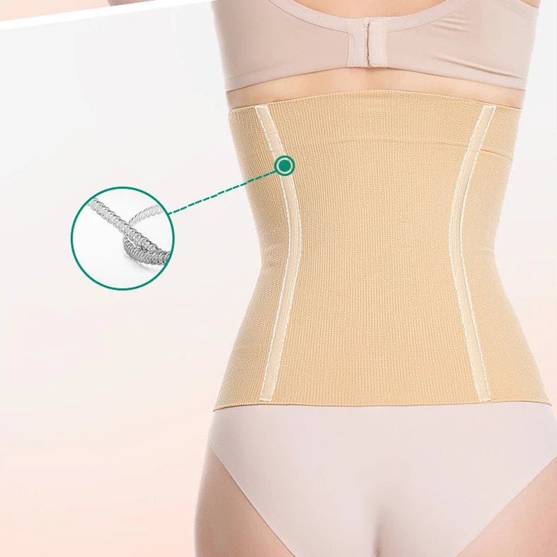 Seamless Women Shapewear Corset Slimming Belt Body Breathable Shaper Postpartum Belt Control Weight Loss Enhancer Waist Trainer