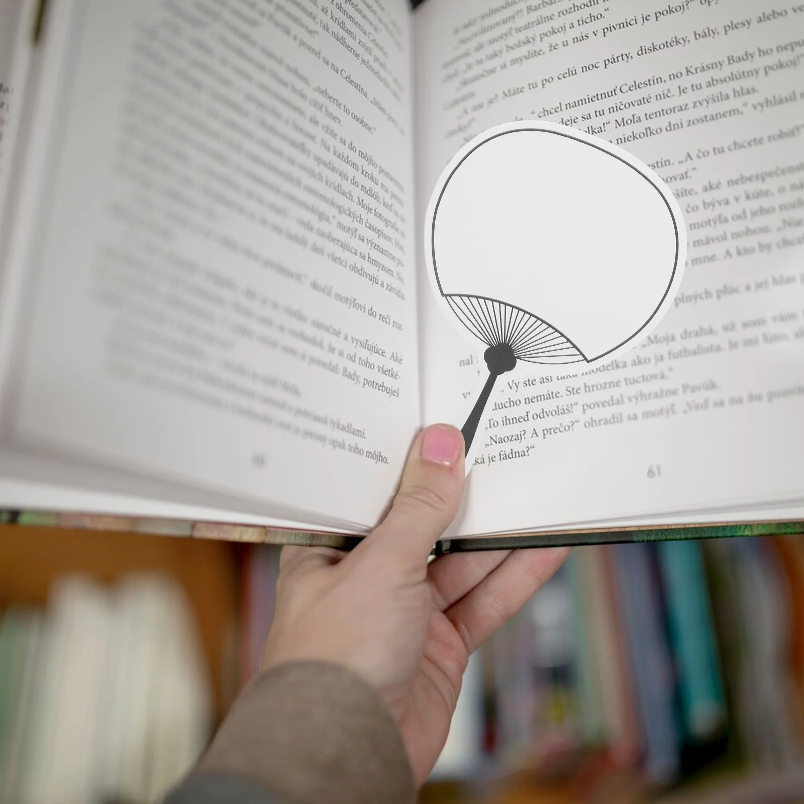 12Pcs Fan Shape White Cardstock Bookmarks DIY Craft Projects with Holes for Tassels and Strings Cardstock Bookmarks for DIY