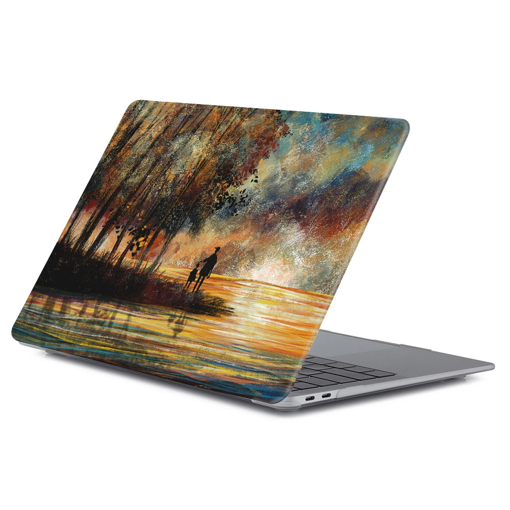 Oil Painting Laptop Case for MacBook Neo 13 2026 A18 Pro Cover for MacBook Air 15 13 M5 Pro M1 M2 M3 M4 Max 16 14 Print Case