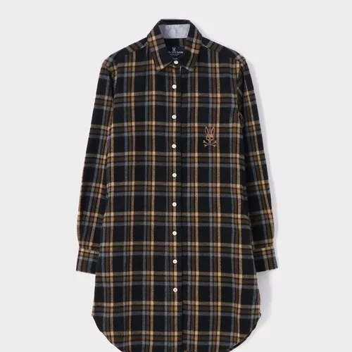 

High-End Faion Ladies' Mid-Length irt Slim Fit Coat Pure Cotton Long Sve Collar Commute Sle Resistant to Deform...