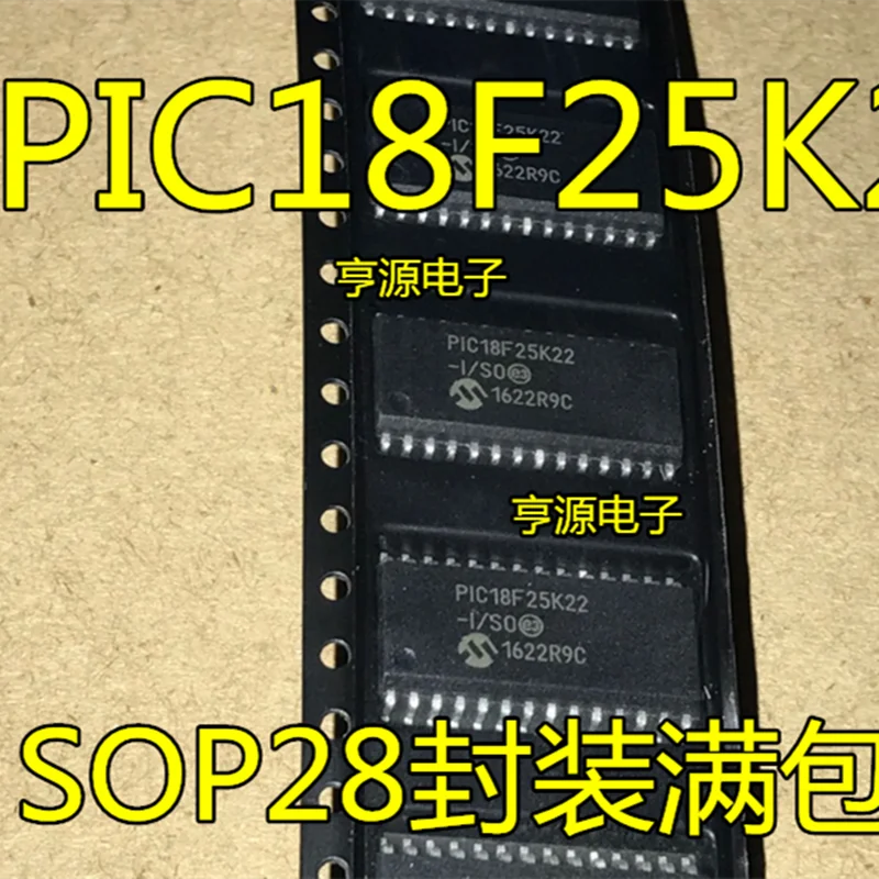 10PCS-100PCS/LOT 100%NEW PIC18F25K22-I/SO PIC18F25K22-I PIC18F25K22 SSOP28  8-bit Microcontrollers - MCU 32KB Flash 1536B RAM 8B