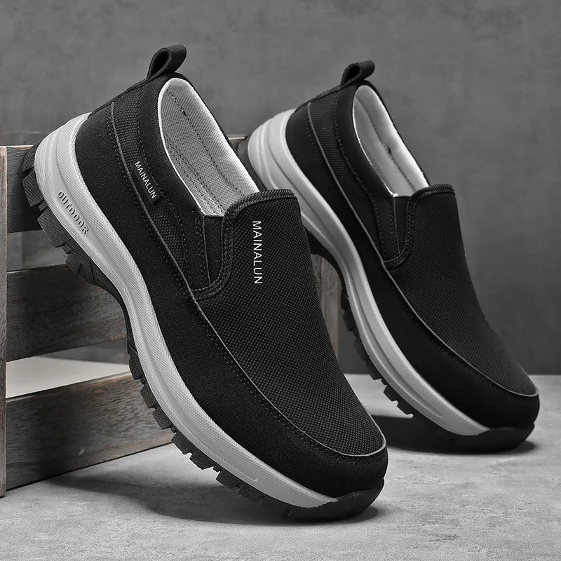 أحذية رجالية كاجوال كلاسيكية بدون كعب رياضية خارجية خفيفة الوزن أحذية تنس أحذية رياضية مريحة مقاومة للاهتراء وغير قابلة للانزلاق