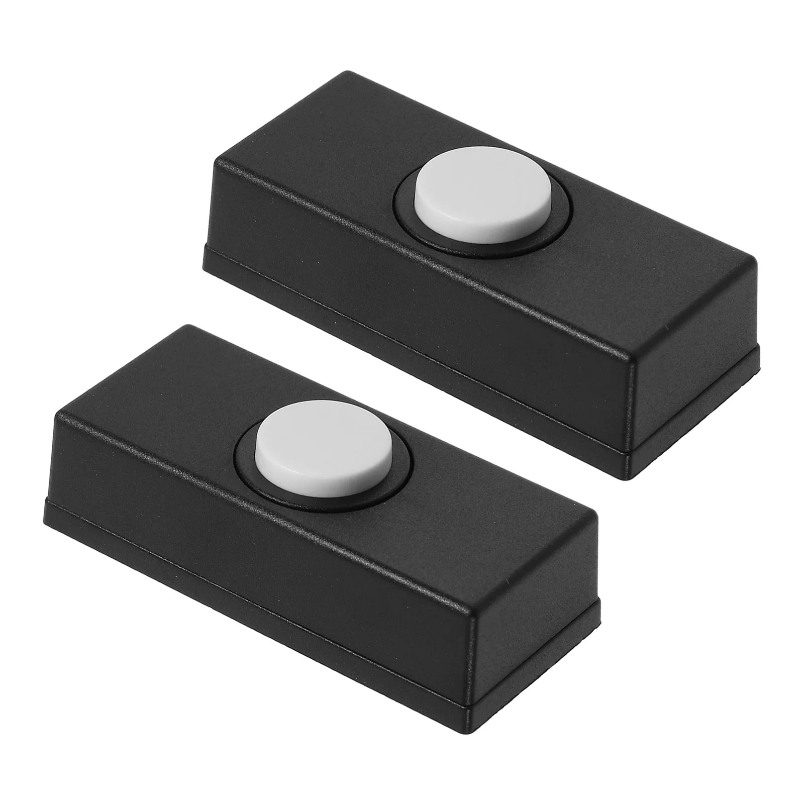 

2 Pcs Doorbell Switch Vintage ABS Chime Bells Decorative Wall Mount Plastic Replacement Stable Connection for Homes