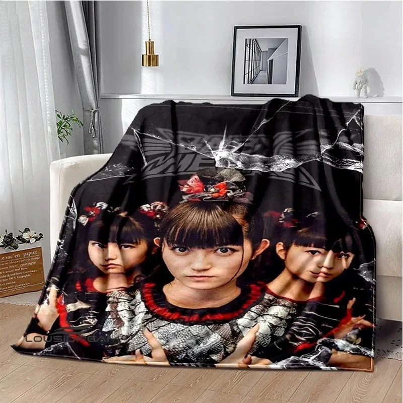 babymetal combination 3d printed blanket children warm blanket flannel soft and comfortable home travel blanket birthday gift